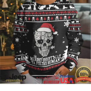 Cat Skull Santa Christmas Kid Ugly Christmas Sweater Xmas Holiday Patterns Cat Skull Santa Christmas Kid Ugly Christmas Sweater Xmas Holiday Patterns