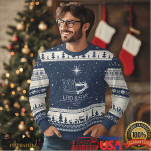 Jesus Christian Ugly Christmas Sweater Crown Thorn Monochrome LRD SVR Symbolic Religious Jesus Christian Ugly Christmas Sweater Crown Thorn Monochrome LRD SVR Symbolic Religious