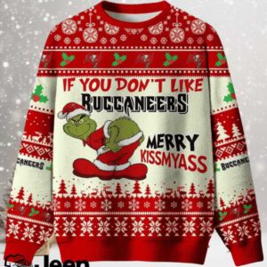 NFL Tampa Bay Buccaneers If You Don't Like Buccaneers Merry Kissmyass Ugly Sweater.jfif
