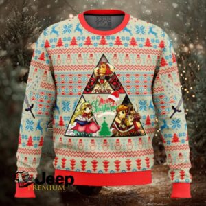 Wind Waker Triangle Zelda Ugly Christmas Sweater Wind Waker Triangle Zelda Ugly Christmas Sweater