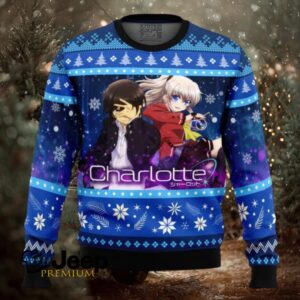 Yuu And Nao Charlotte Ugly Christmas Sweater Yuu And Nao Charlotte Ugly Christmas Sweater