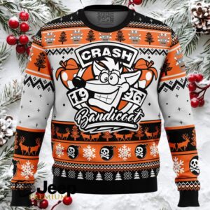 1996 Bandicoot Crash Bandicoot Ugly Christmas Sweater
