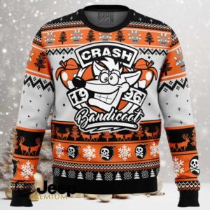 1996 Bandicoot Crash Bandicoot Ugly Christmas Sweater