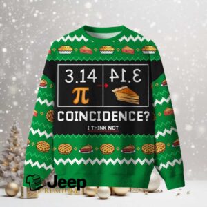 3.14 PI Ugly Christmas Fuzzy Fleece Sweatshirt 3.14 PI Ugly Christmas Fuzzy Fleece Sweatshirt