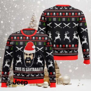 300 Sparta “This Is Santaaa” Ugly Christmas Sweater 300 Sparta “This Is Santaaa” Ugly Christmas Sweater