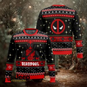 8bit Deadpool Ugly Christmas Sweater
