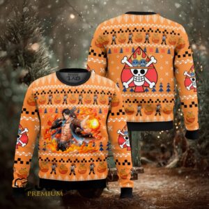 Ace One Piece Ugly Christmas Sweater