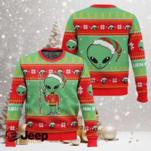 Alien Believe Ugly Christmas Sweater Alien Believe Ugly Christmas Sweater