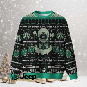 Alien World Ugly Christmas Fuzzy Fleece Sweatshirt Alien World Ugly Christmas Fuzzy Fleece Sweatshirt