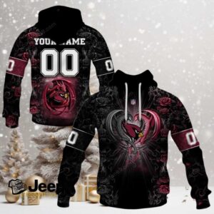Arizona Cardinals NFL Rose Dragon Custom Name