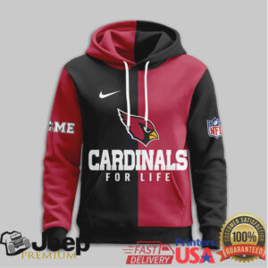 Arizona Cardinals Official NFL For Life Hoodie Arizona Cardinals Official NFL For Life Hoodie