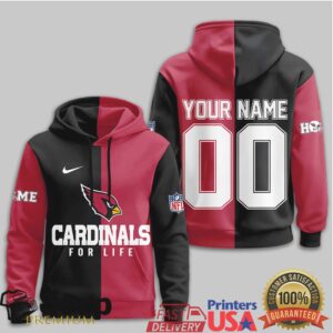 Arizona Cardinals Official NFL For Life Hoodie