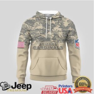 Arizona Cardinals Official NFL Thank You For Your Service 3D Hoodie