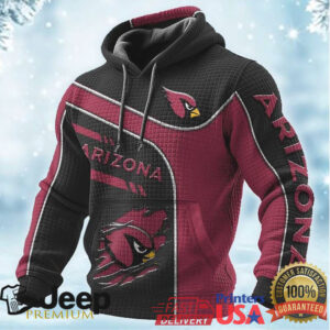 Arizona Cardinals Split Color Performance Hoodie Arizona Cardinals Split Color Performance Hoodie