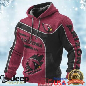 Arizona Cardinals Split Color Performance Hoodie