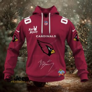 Arizona Cardinals x Bad Bunny Super Bowl 2026 NFL Hoodie