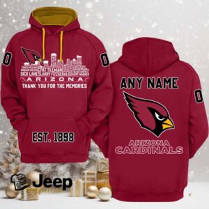 Arizona Cardinals x Legend City Football Hoodie 3D Custom Name Arizona Cardinals x Legend City Football Hoodie 3D Custom Name