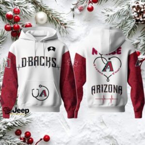 Arizona Diamondbacks x Nurses Game Night Special Edition Hoodie Arizona Diamondbacks x Nurses Game Night Special Edition Hoodie