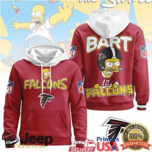 Atlanta Falcons Official NFL Bart Simpson Hoodie