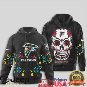 Atlanta Falcons Official NFL Dia de los Muertos Limited Editions Hoodie Atlanta Falcons Official NFL Dia de los Muertos Limited Editions Hoodie