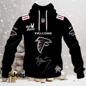 Atlanta Falcons x Bad Bunny Super Bowl 2026 NFL Hoodie Atlanta Falcons x Bad Bunny Super Bowl 2026 NFL Hoodie