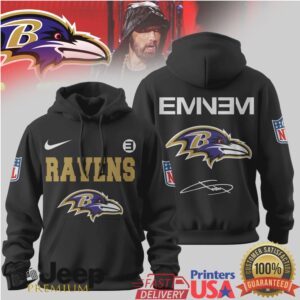 Baltimore Ravens Official NFL Eminem Hoodie Baltimore Ravens Official NFL Eminem Hoodie