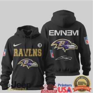 Baltimore Ravens Official NFL Eminem Hoodie