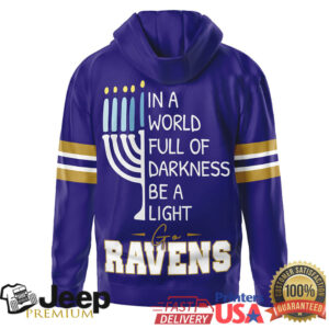 Baltimore Ravens Official NFL Hanukkah Day Hoodie Baltimore Ravens Official NFL Hanukkah Day Hoodie