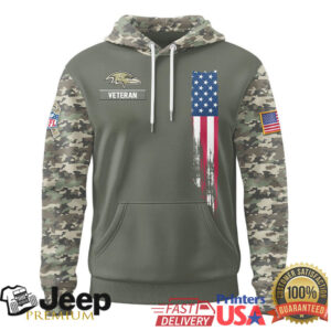 Baltimore Ravens Official NFL Veteran Camo Hoodie Limited Edition