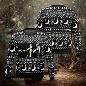 Banana Gun Pulp Fiction Ugly Christmas Sweater
