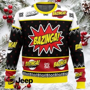 Bazinga The Big Bang Theory Ugly Christmas Sweater