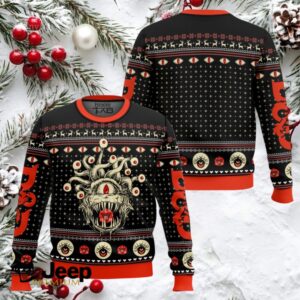 Beholder Dungeons & Dragons Ugly Christmas Sweater