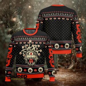 Beholder Dungeons & Dragons Ugly Christmas Sweater
