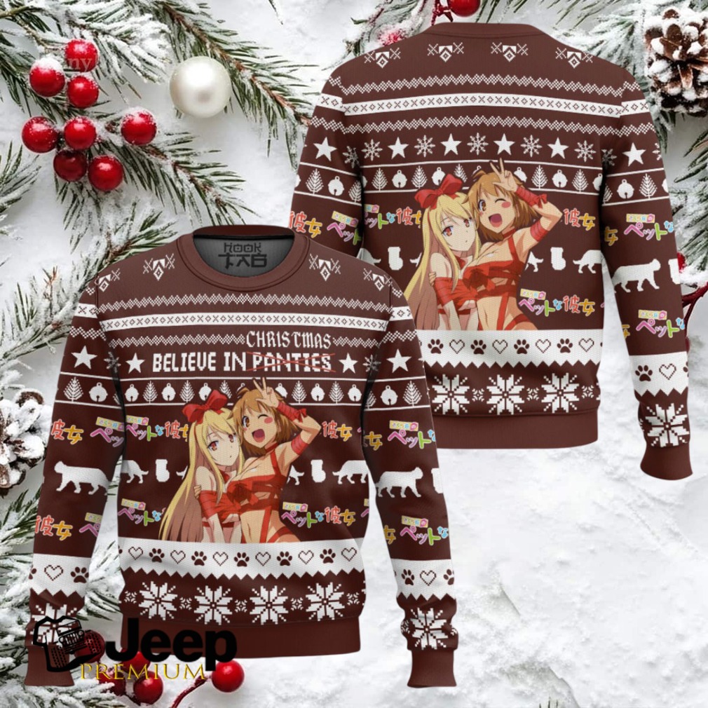 Believe In Christmas The Pet Girl Of Sakurasou Ugly Christmas Sweater Believe In Christmas The Pet Girl Of Sakurasou Ugly Christmas Sweater