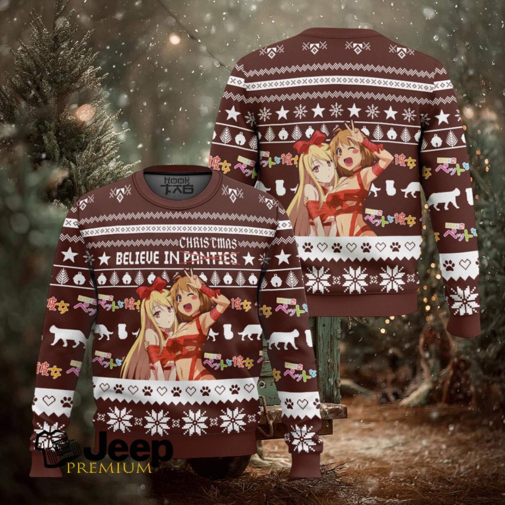 Believe In Christmas The Pet Girl Of Sakurasou Ugly Christmas Sweater Believe In Christmas The Pet Girl Of Sakurasou Ugly Christmas Sweater