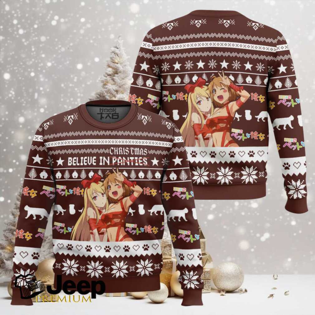 Believe In Christmas The Pet Girl Of Sakurasou Ugly Christmas Sweater Believe In Christmas The Pet Girl Of Sakurasou Ugly Christmas Sweater