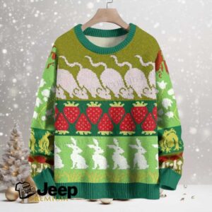 Berry Forest Crew Neck Sweater