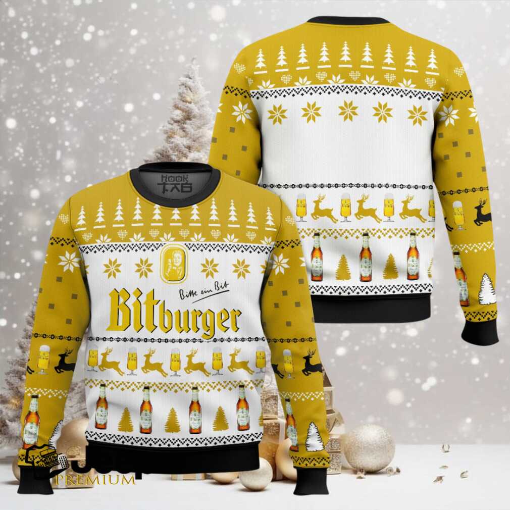Bitburger Beer Bitte Ein Bit Ugly Christmas Sweater Bitburger Beer Bitte Ein Bit Ugly Christmas Sweater