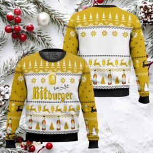 Bitburger Beer Bitte Ein Bit Ugly Christmas Sweater