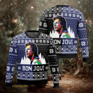 Bon Jovi Ugly Christmas Sweater