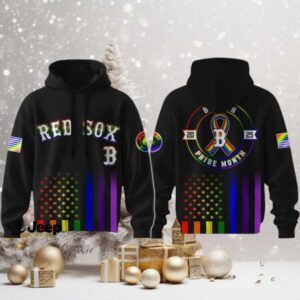 Boston Red Sox x Happy Pride Month Edition Hoodie 3D