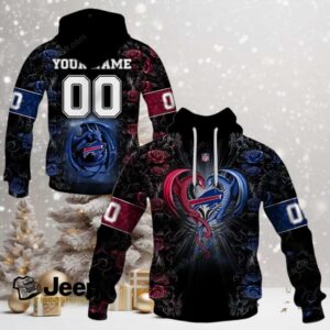 Buffalo Bills NFL Rose Dragon Custom Name