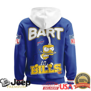 Buffalo Bills Official NFL Bart Simpson Hoodie