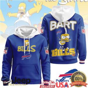 Buffalo Bills Official NFL Bart Simpson Hoodie