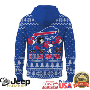 Buffalo Bills Official NFL Cozy Snoopy Football Fan Hoodie