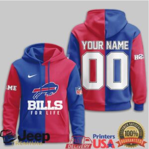Buffalo Bills Official NFL For Life Hoodie
