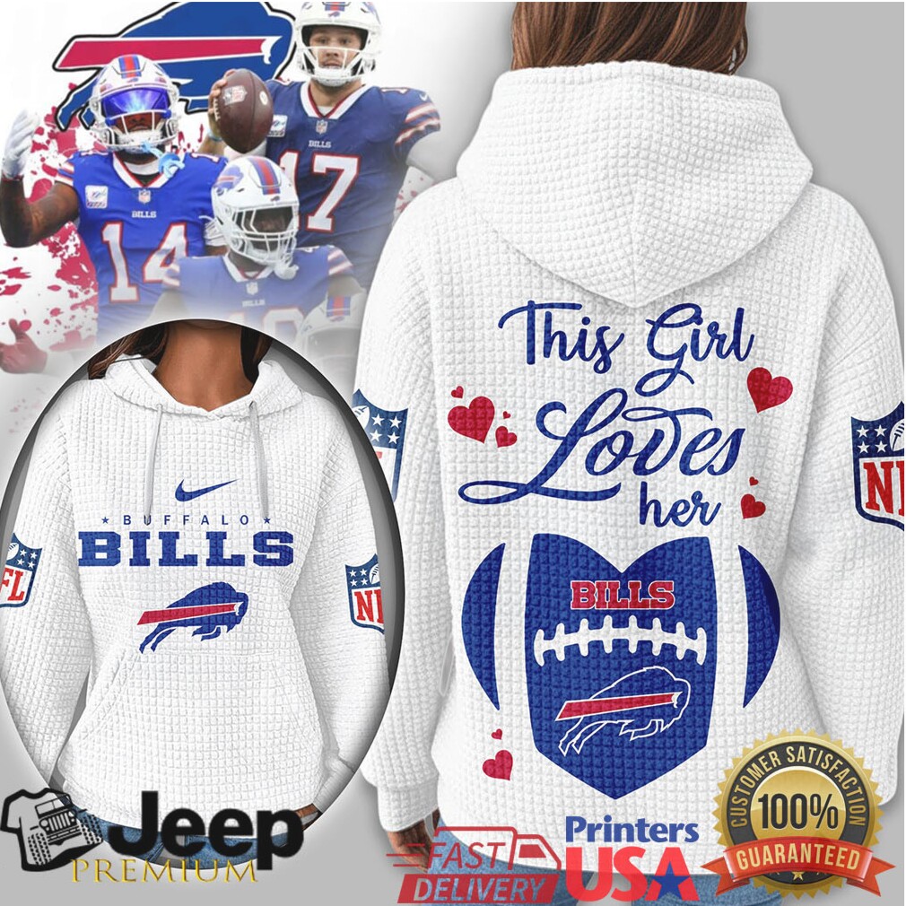 Buffalo Bills Official NFL Game Day Waffle Hoodie Buffalo Bills Official NFL Game Day Waffle Hoodie