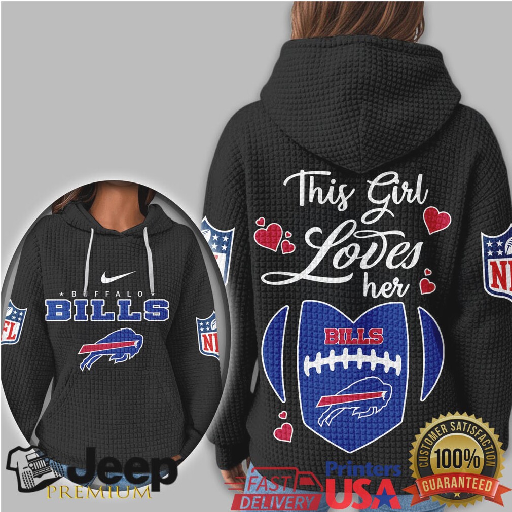Buffalo Bills Official NFL Game Day Waffle Hoodie Buffalo Bills Official NFL Game Day Waffle Hoodie