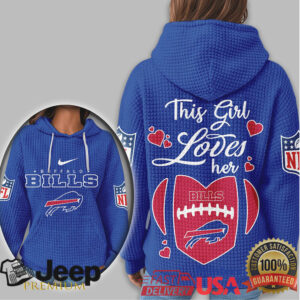 Buffalo Bills Official NFL Game Day Waffle Hoodie