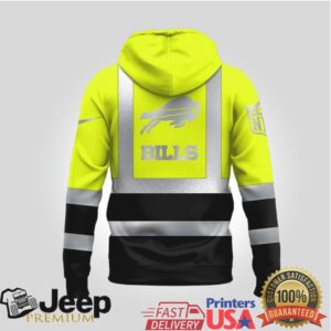 Buffalo Bills Official NFL Patriotic Hi Vis Safety Hoodie